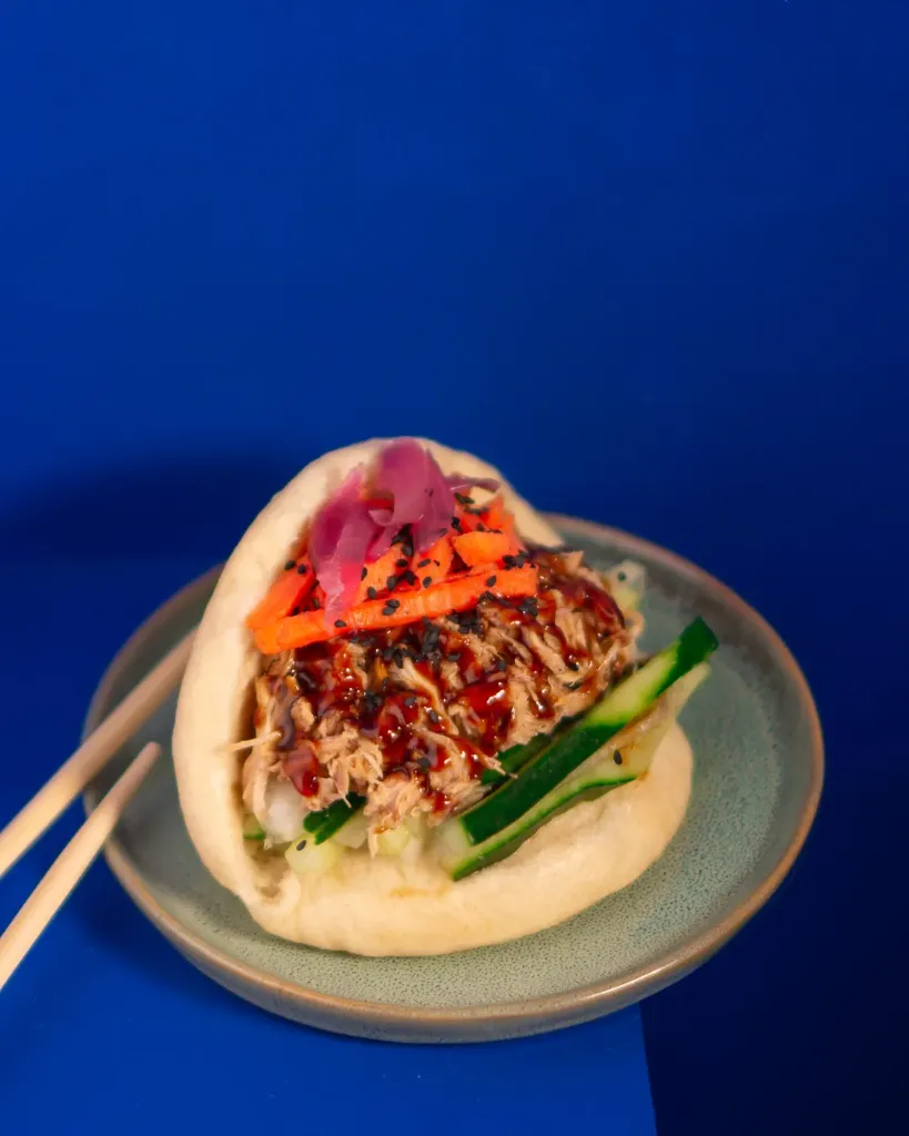 Teriyaki Pulled Chicken Bao